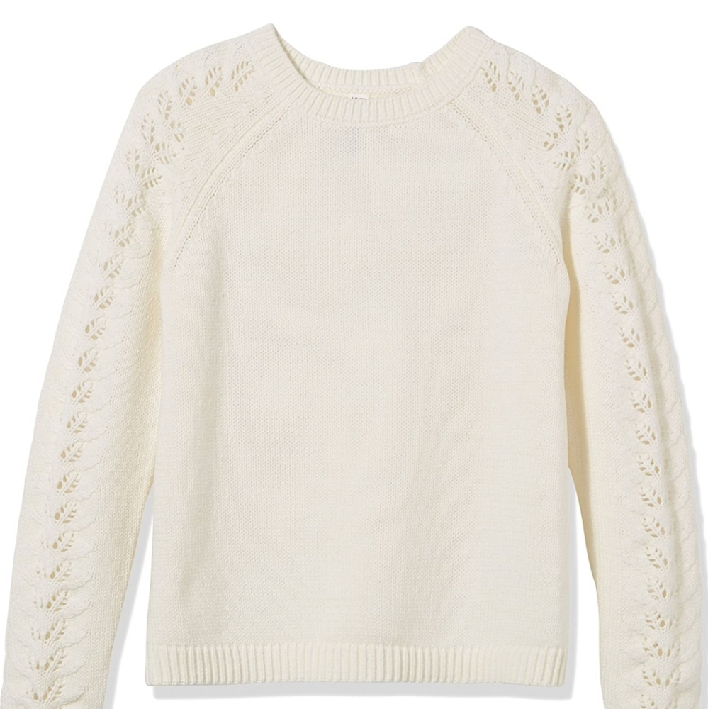 Kid Nation Girl Crew Neck Pullover Sweater